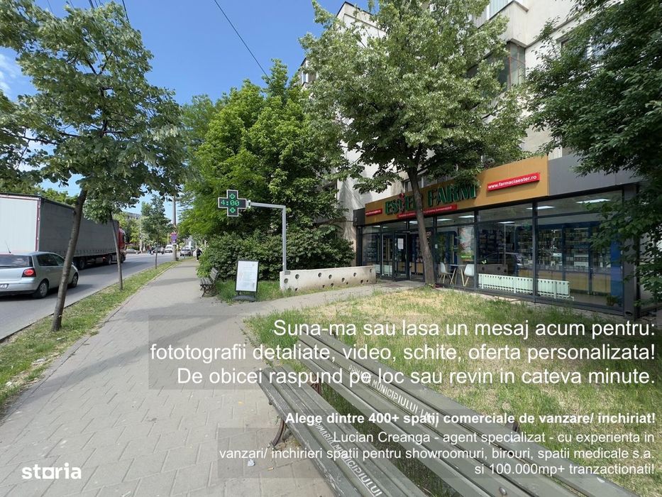 Spatiu comercial cu chirias, 80mp, Piata Nicolina