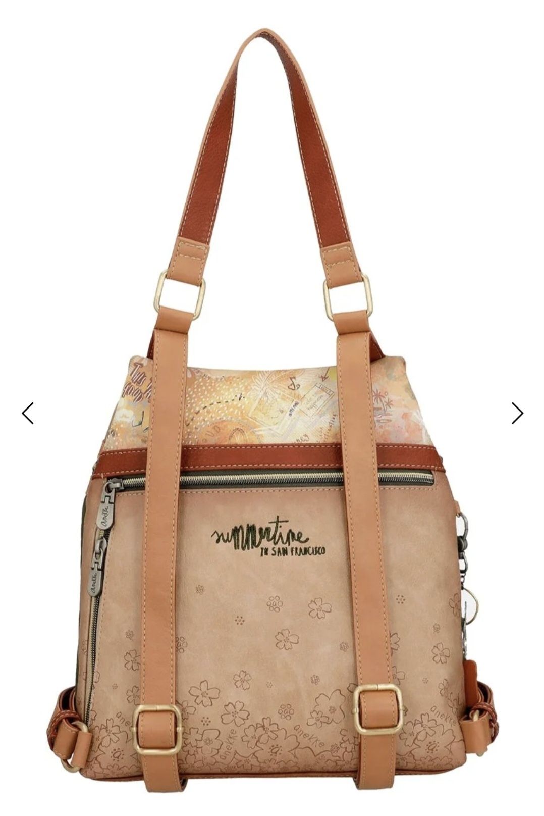Раница Anekke Peace & Love Camel 20/28 х 31 х 9 см.