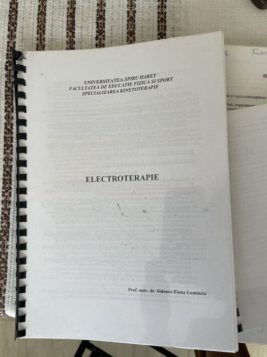 Carti facultatea de kinetoterapie UMF