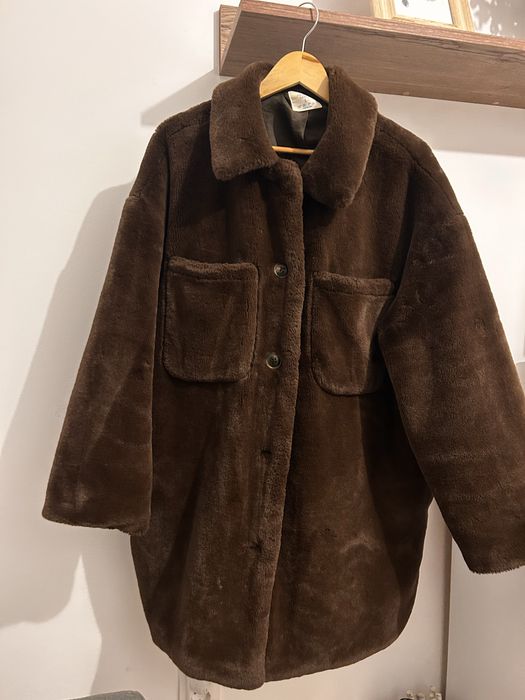 Blană maro oversize Primark
