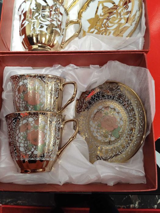 Set doua cesti cafea pentru dimineti deosebite