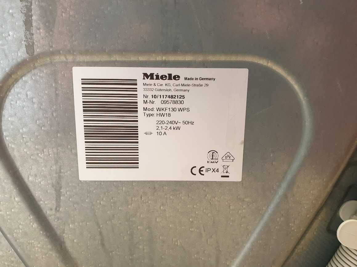 1600rpm Пералня Miele W1 Миеле 12м Гаранция