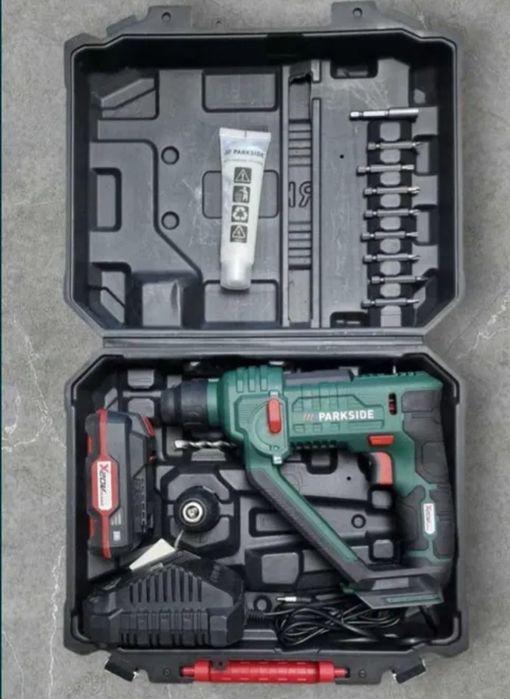 Ciocan rotopercutor cu acumulator 20V 2Ah si incarcator PARKSIDE