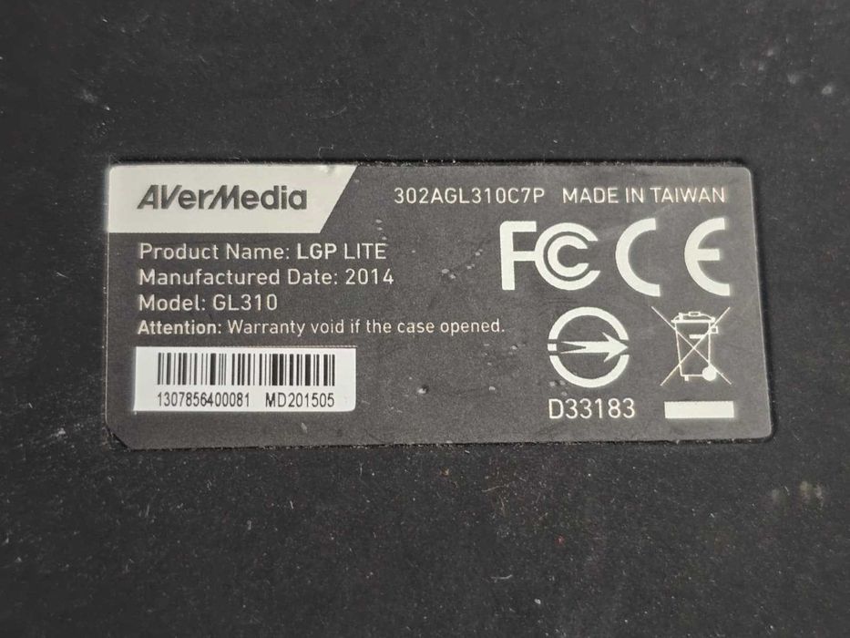Placa de captura video externa Avermedia LGP Lite GL310 - poze reale