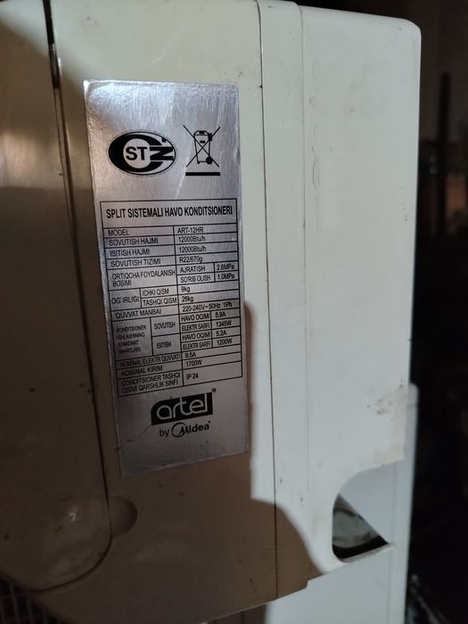 Artel konditsioner 12 tali