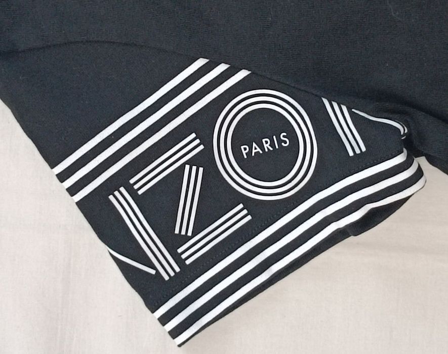 Kenzo Paris T-Shirt оригинална тениска M памучна черна фланелка
