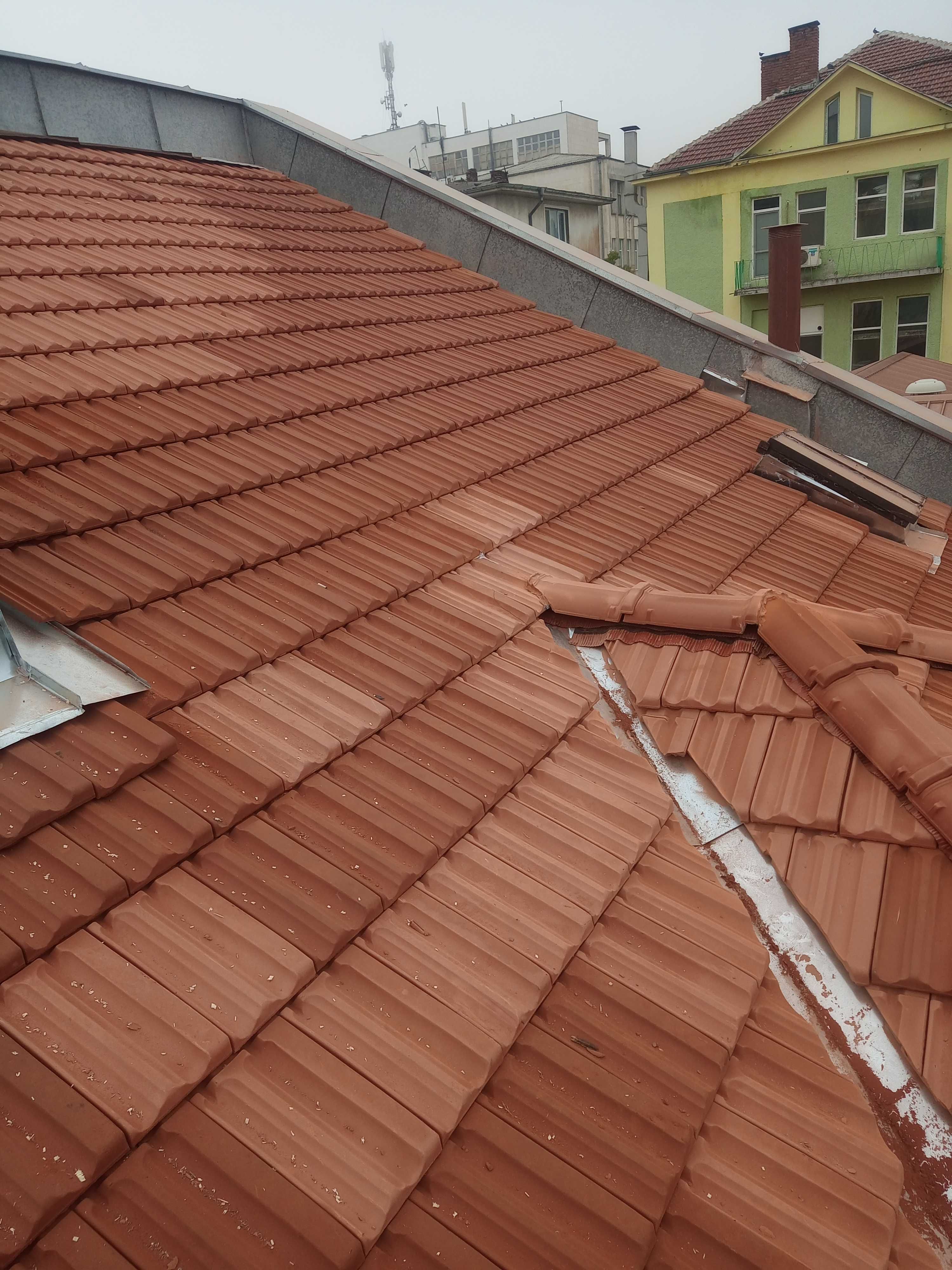 Ремонт на покриви - Отстраняване на течове - Нова конструкция - Постав