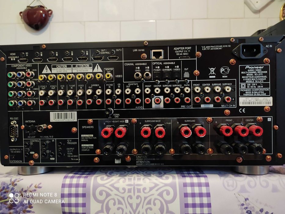 Pioneer SC-LX73 7.1 Channel 180 Watt Receiver