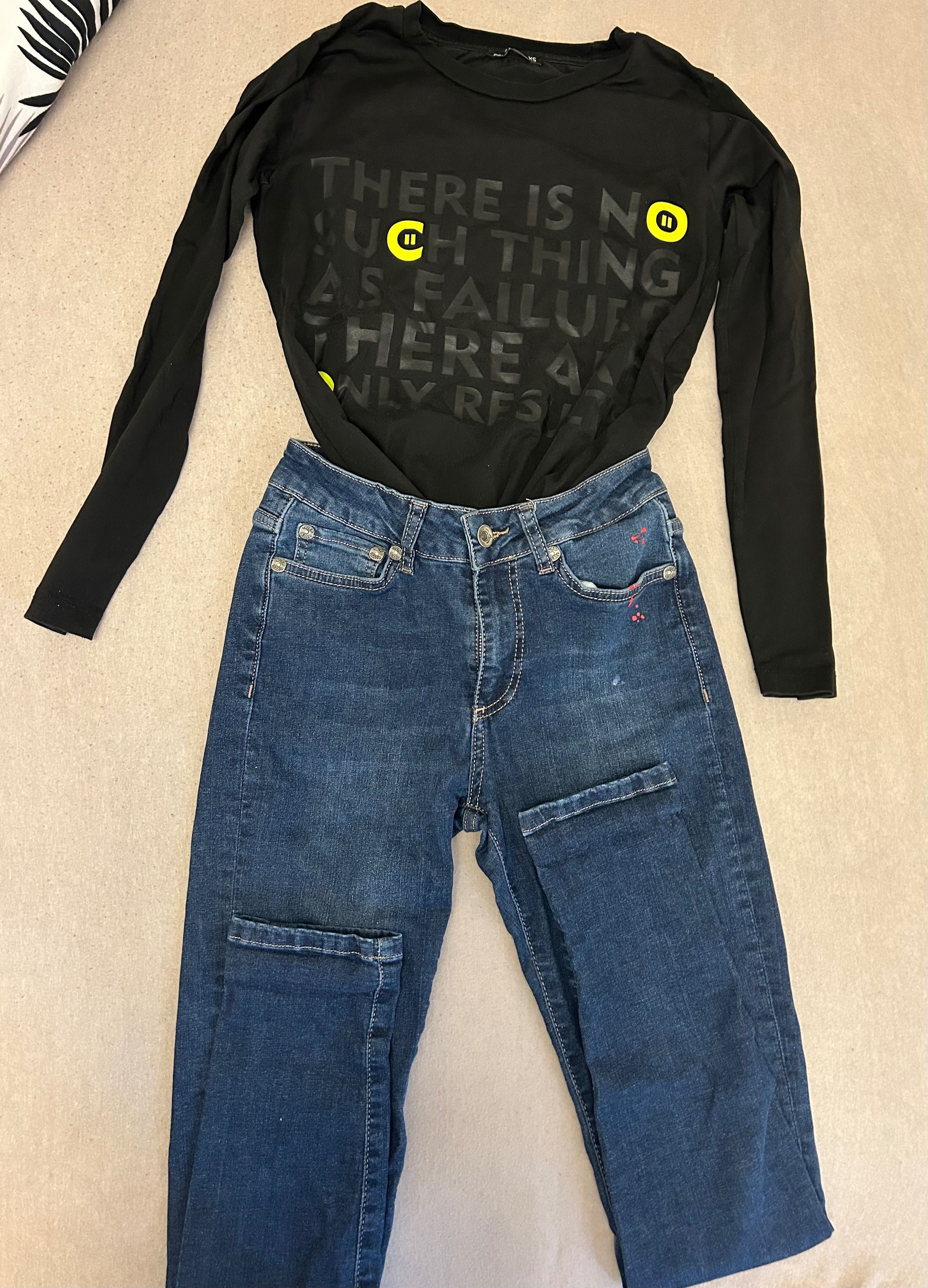 Pause Jeans сет / дънки и блуза