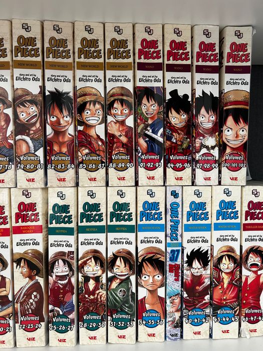 Vand colectie carti pentru copii, ONE PIECE, vol. 1-102 ( 34 bucati)