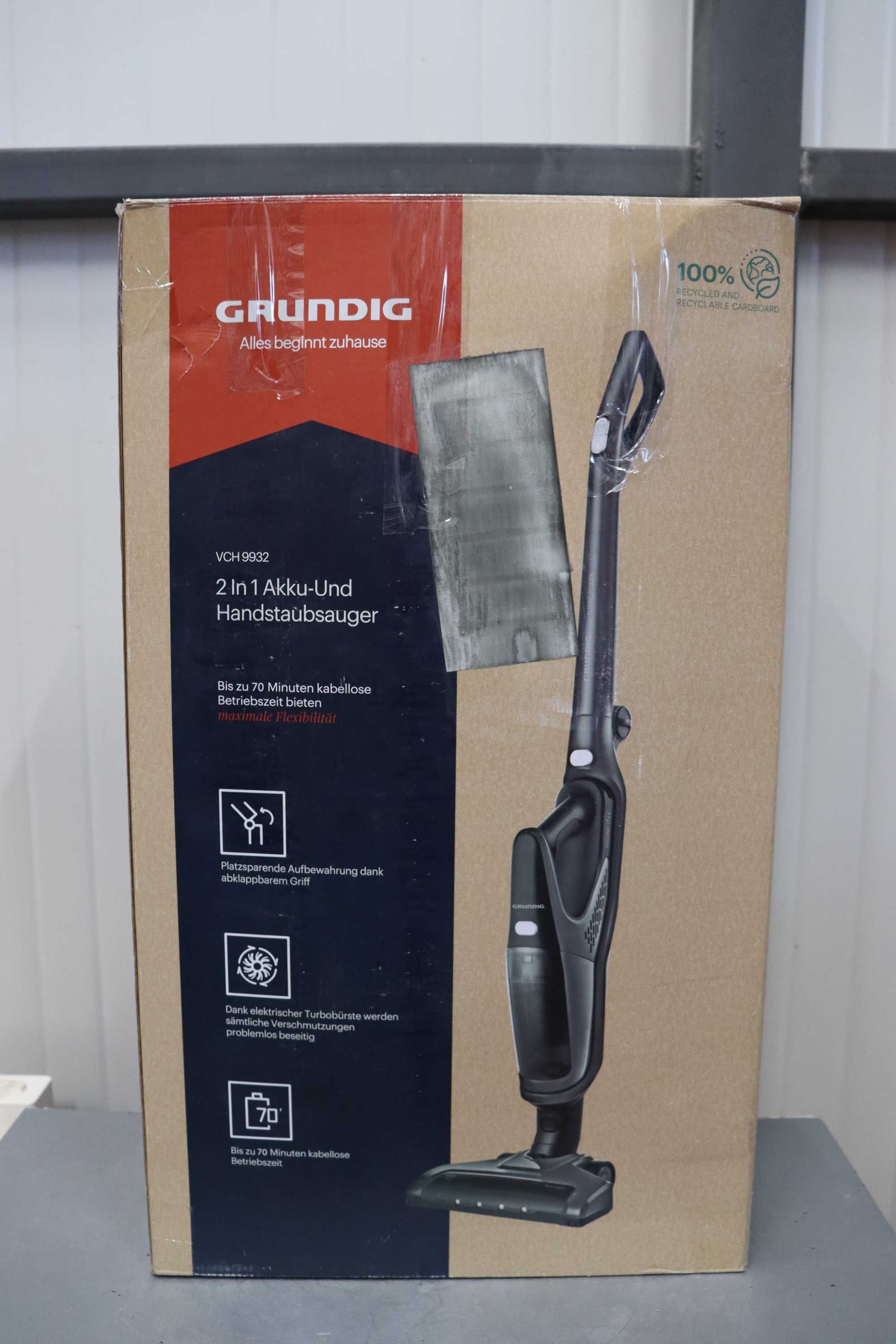 Grundig VCH 9932 Ръчна прахосмукачка 2 в 1
