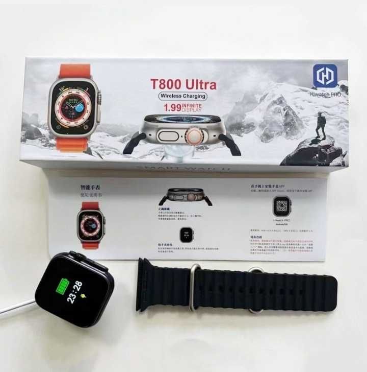 Aqilli soat Smart Watch Apple IOS T800 ULTRA / Yetkazib berish bepul !