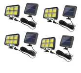 Proiector solar LED, set 4 bucăți senzor de lumina si miscare