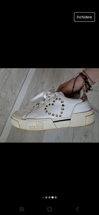 Adidasi love moschino marimea 37 24cm in interior.