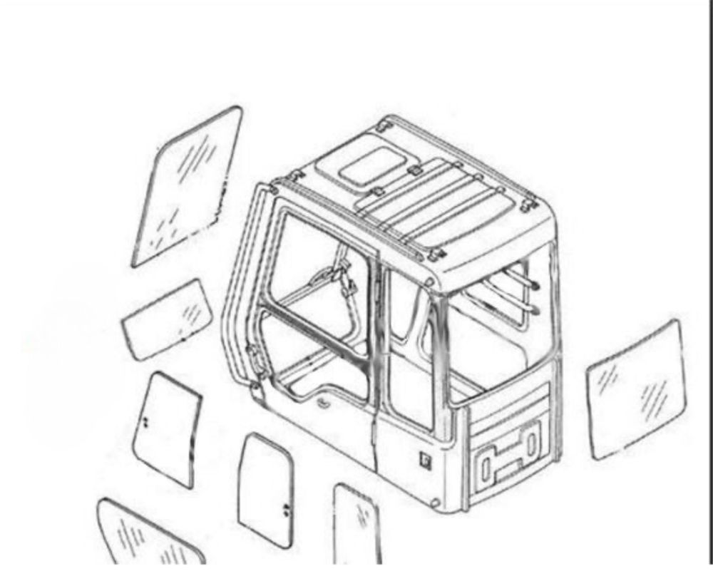 Geamuri excavatoare Yanmar