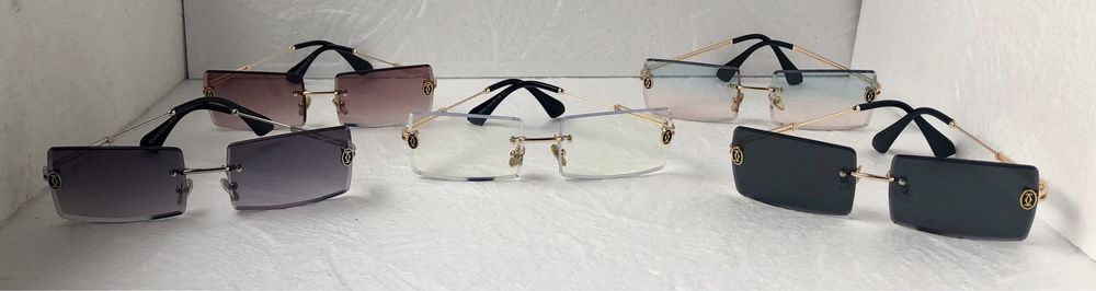 Cartier Дамски,Мъжки слънчеви очила правоъгълни 7 цвята
