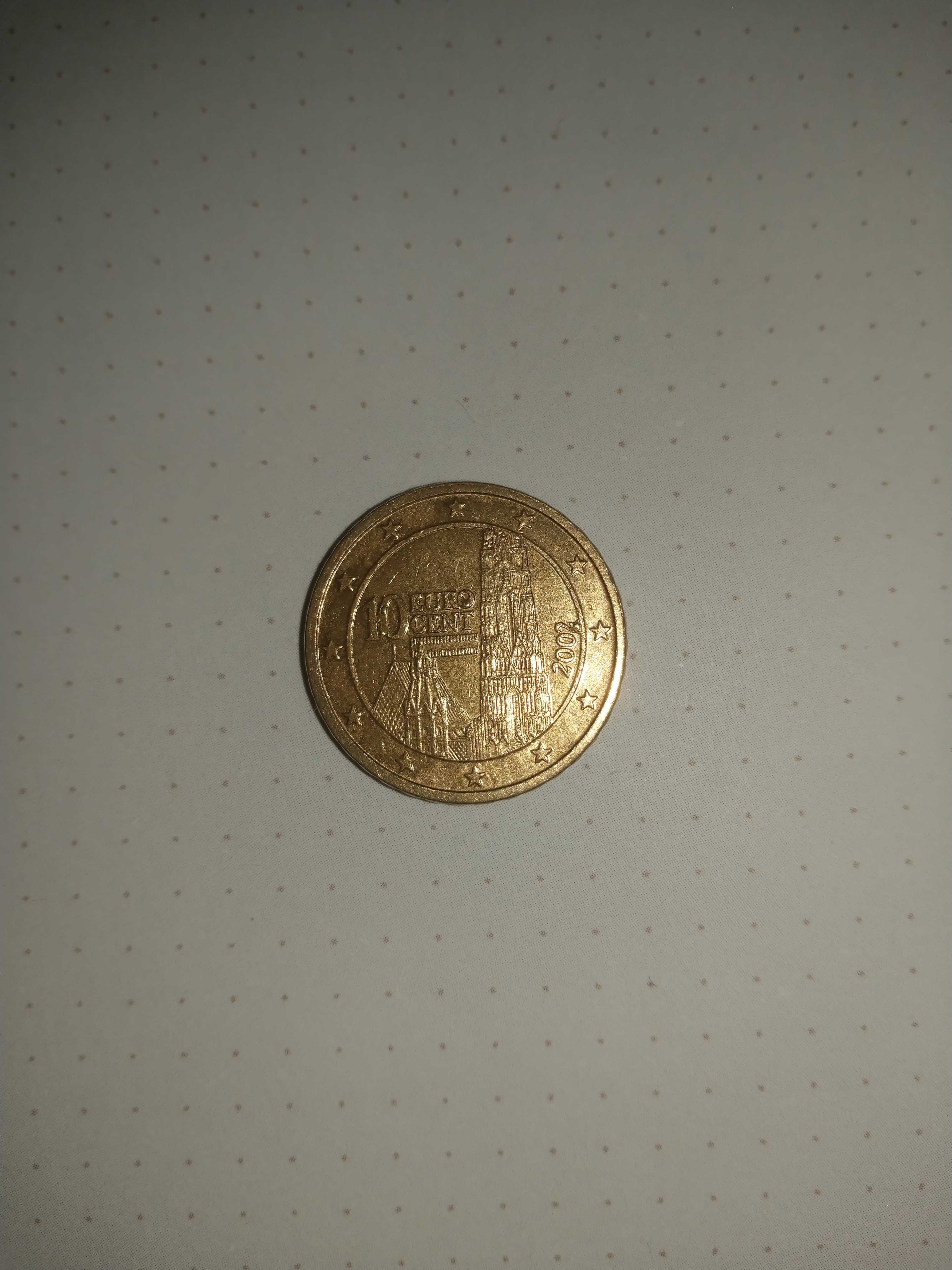 Moneda 10 Eurocent 2002 - Austria