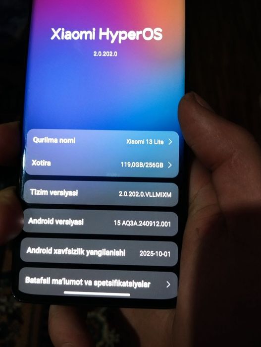 Xiaomi 13 lite 256gb