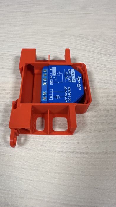 Suporti sina DIN pentru releele Shelly RGBW 2,Plus 1,Plus I4,Dimmer