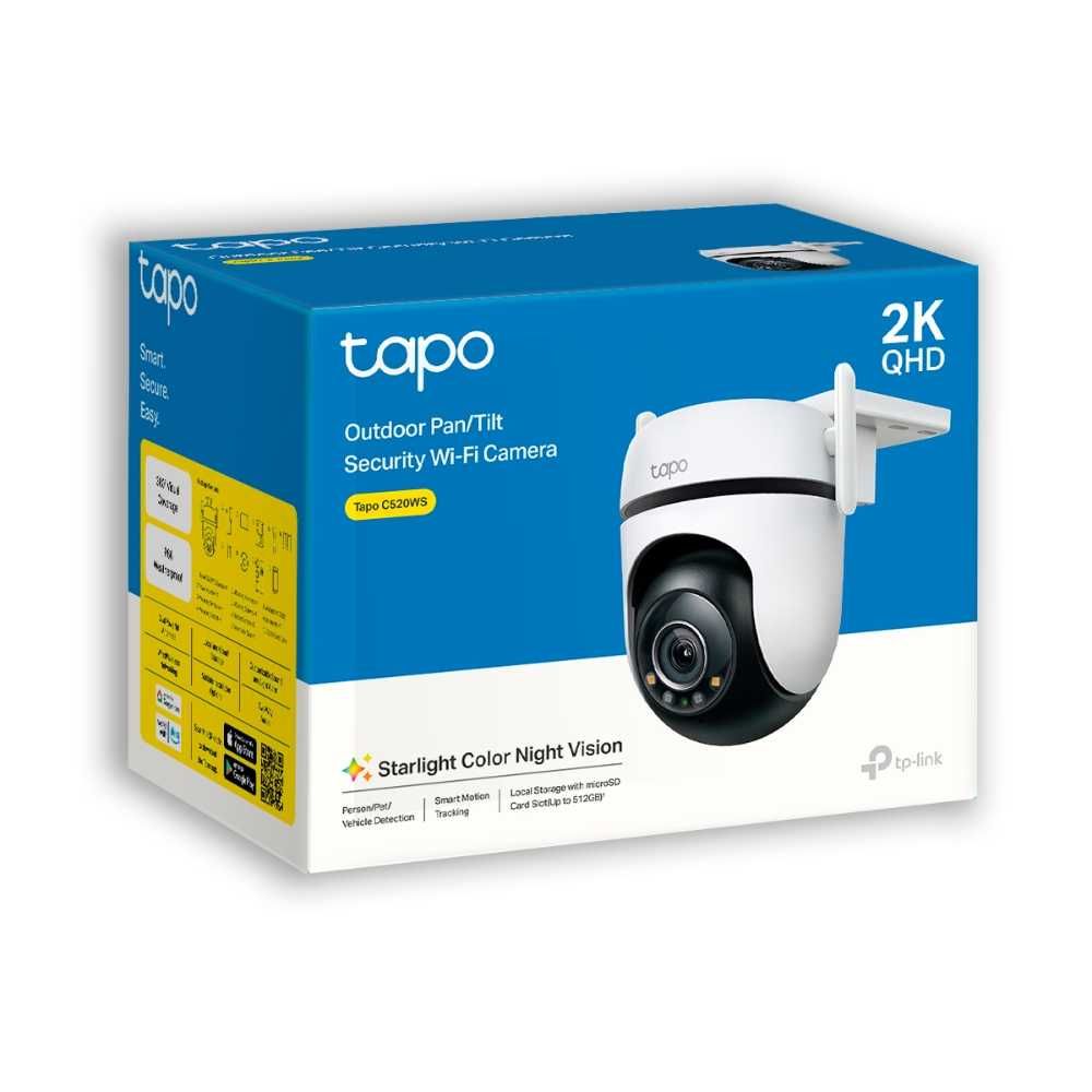 Уличная Камера TP-Link Tapo 360° C520WS — IP66 | 2K QHD (2560×1440)