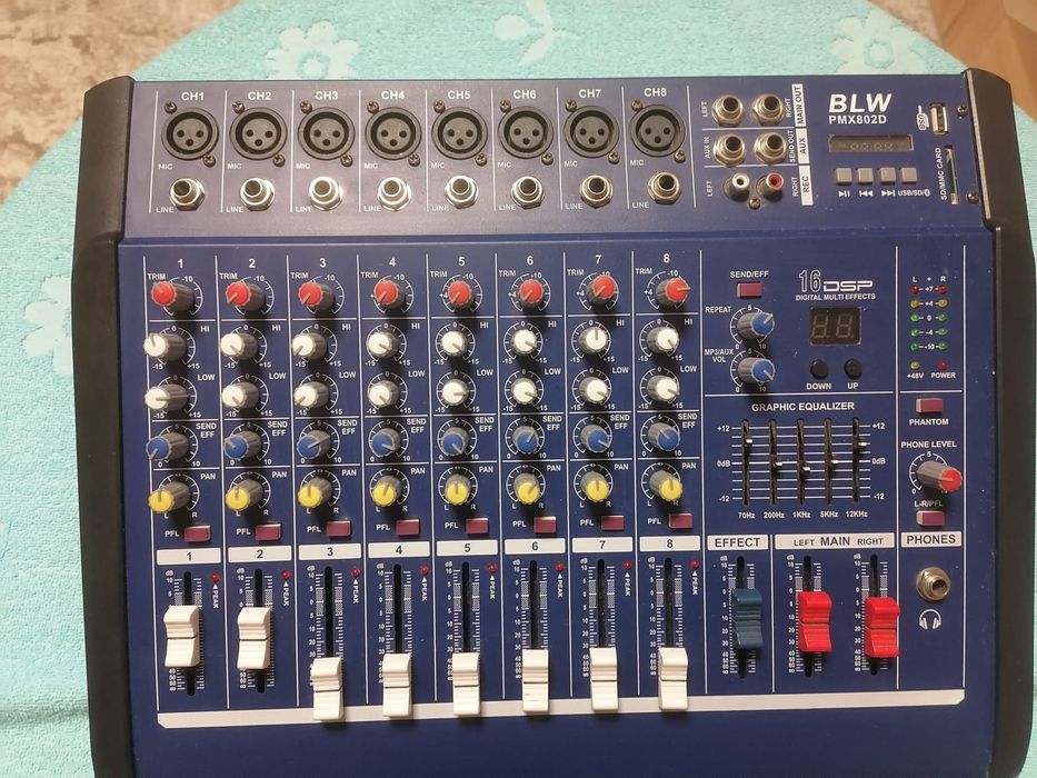 Mixer amplificat