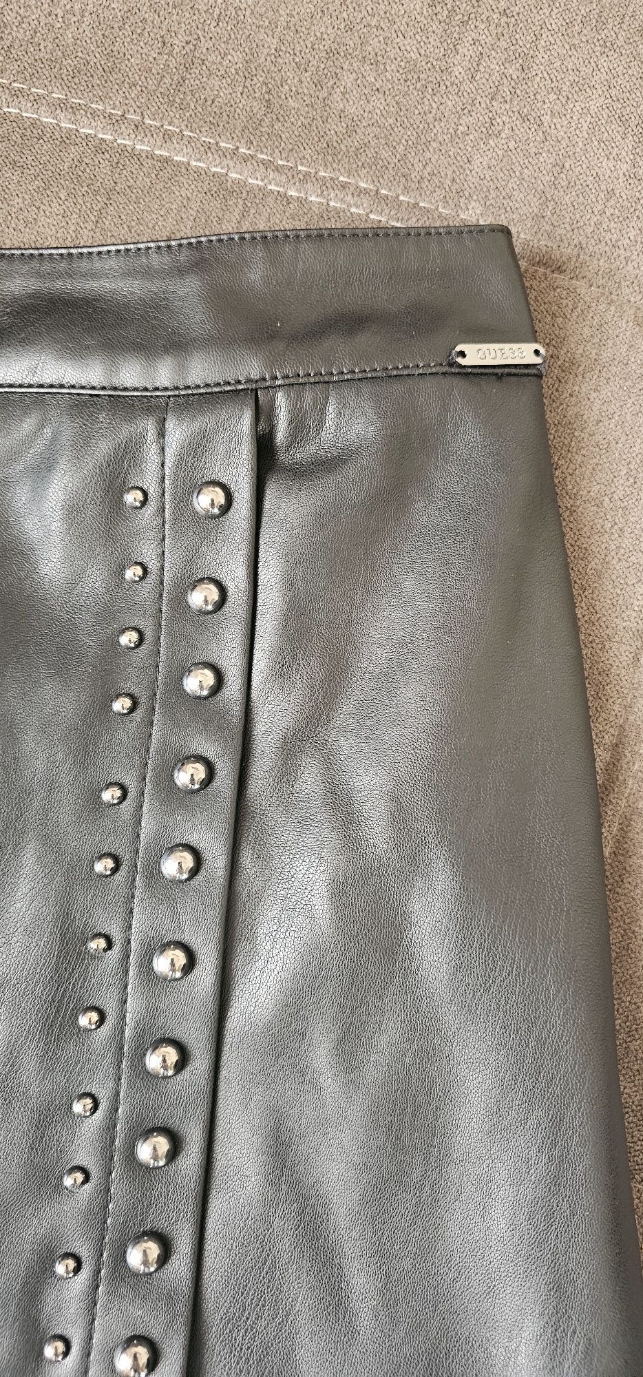 Fusta imitatie piele-Guess