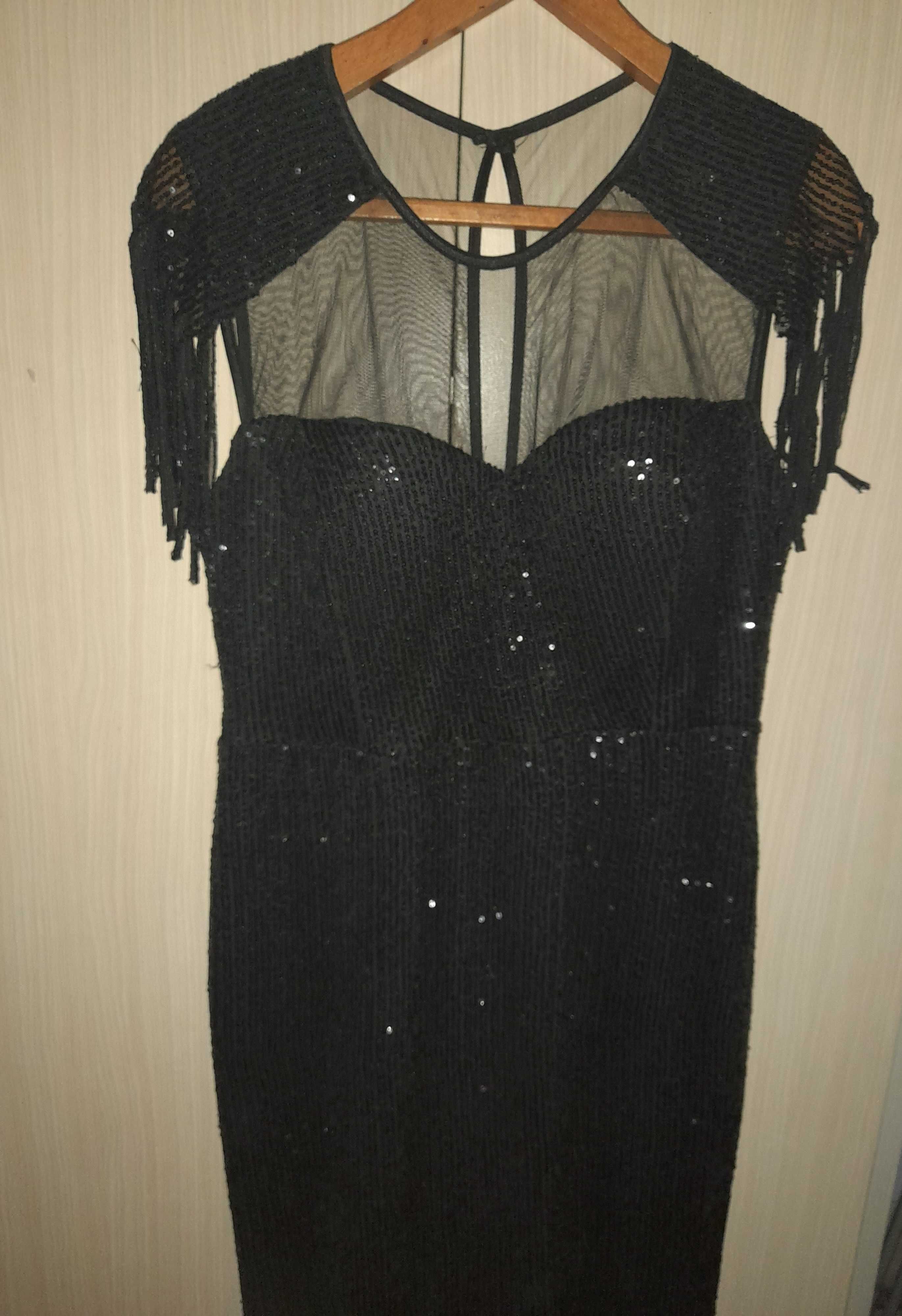 Rochie neagra / rochie cu paiete