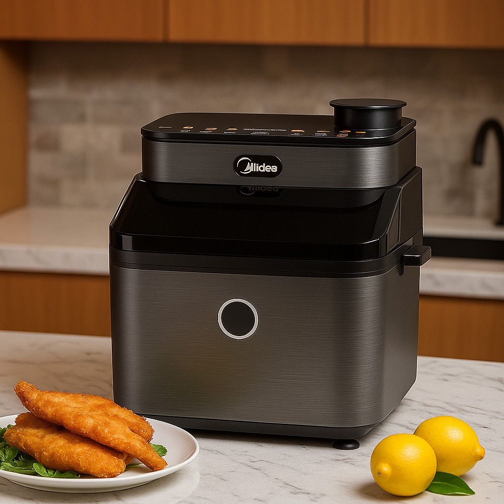 Midea DualTaste Air Fryer MF-CY75C2 – 7L капацитет, JuicyLock технолог
