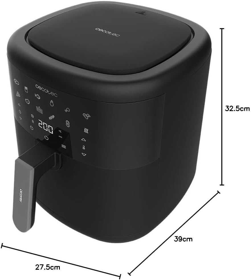 Friteuza aer cald 6L 1700W, 12 programe, control tactil | 049924