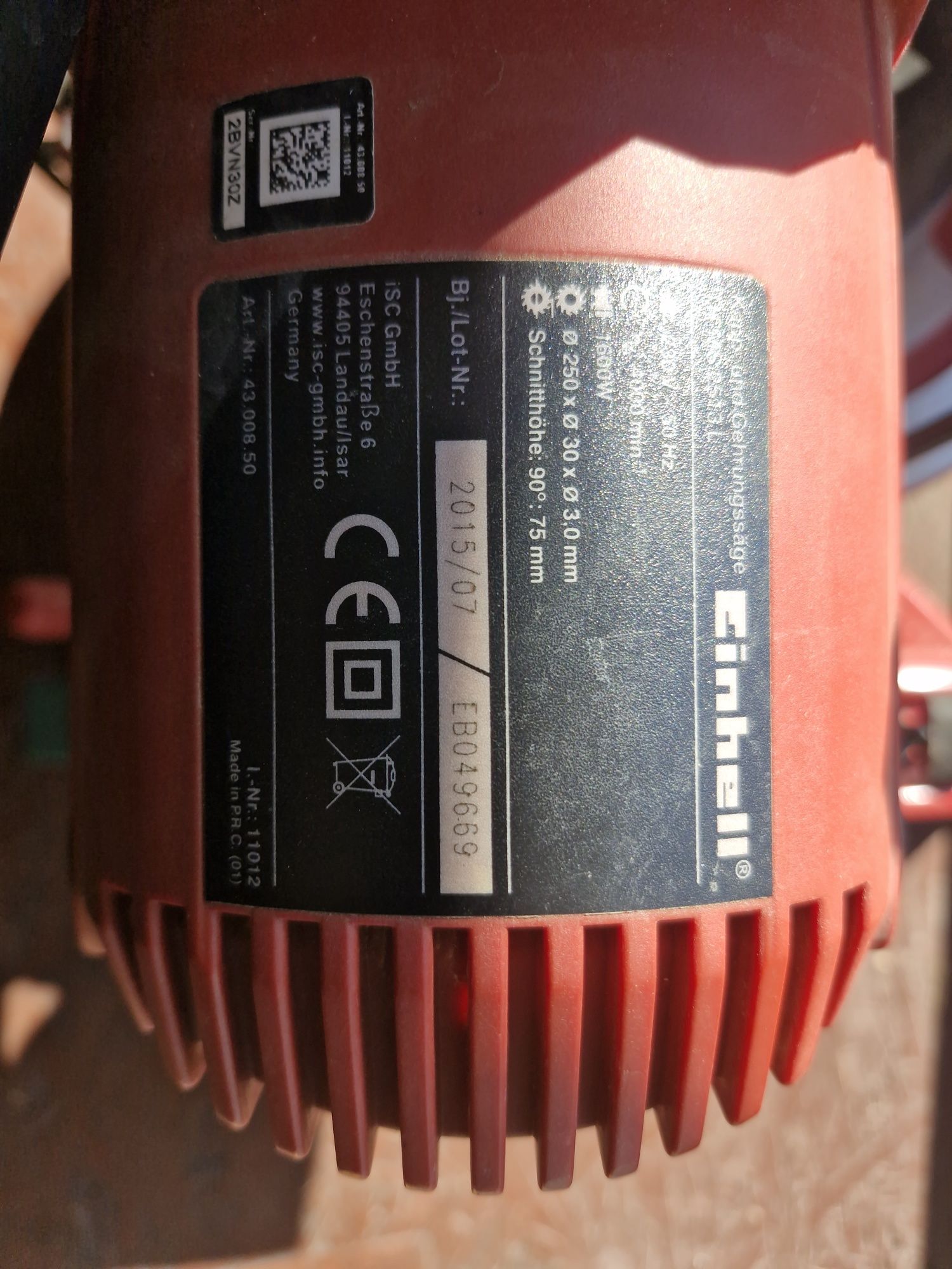 Circular Stationar Einhell TH-MS 2513 L