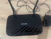 Router Wireless TP-LINK Archer C2, DualBand, AC750-utilizat,stare buna