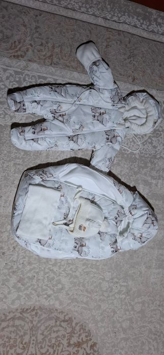 Зимний конверт комбинезон и переноска