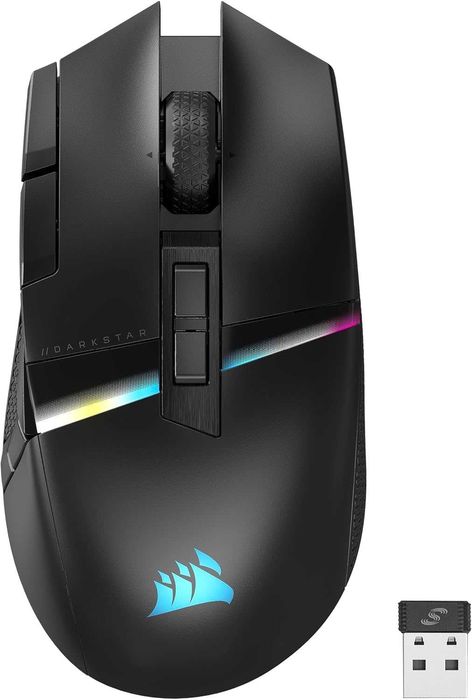 Mouse gaming Corsair Darkstar, wireless, 26k DPI, Negru,sigilat