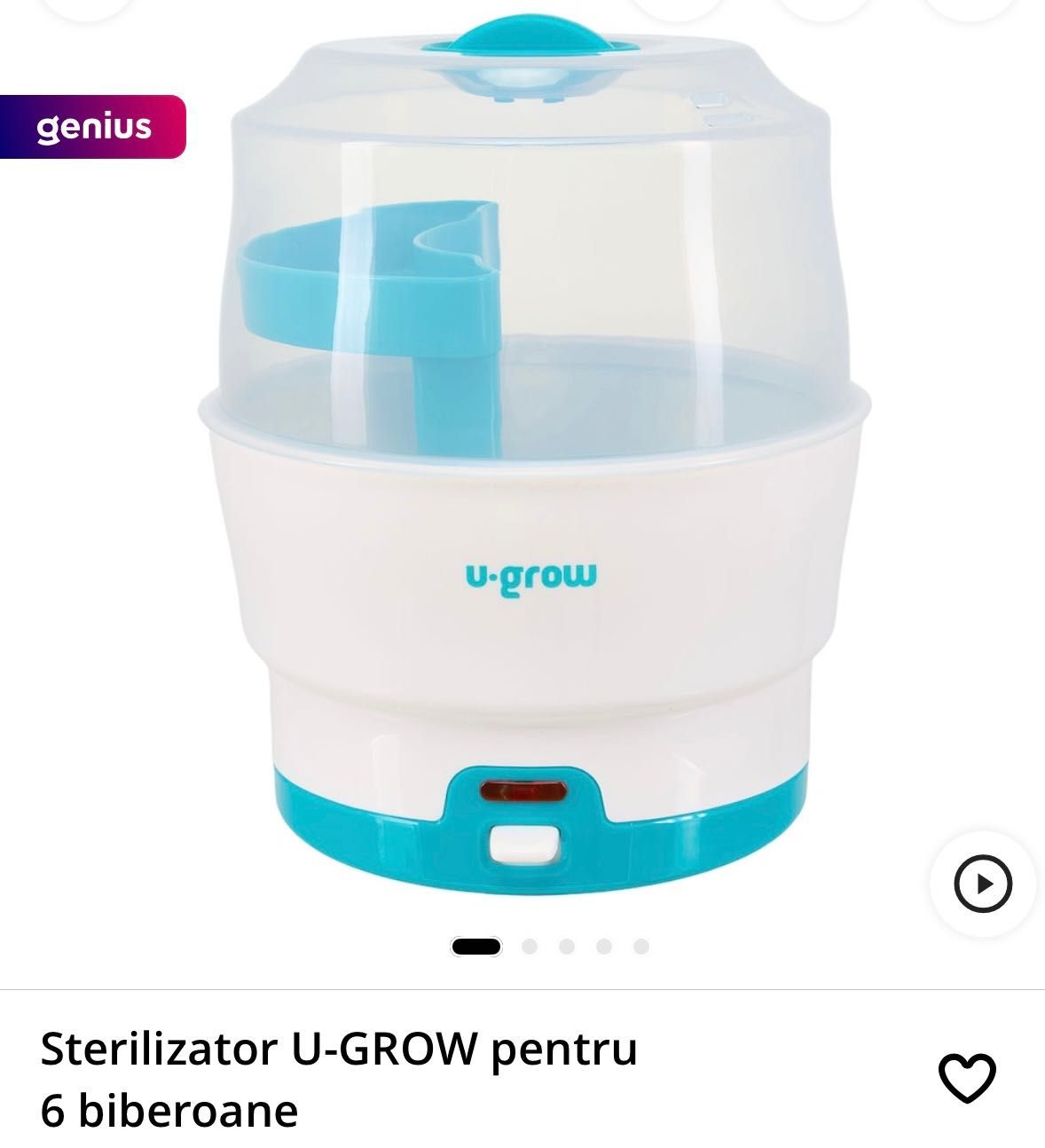 Sterilizator biberoane U-grow