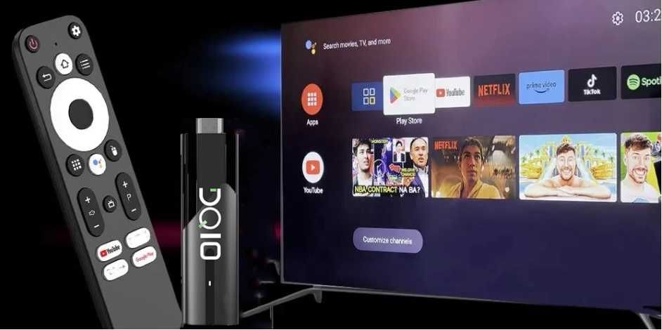 Smart TV стик - Android 13 (4GB Ram; 32GB Rom)