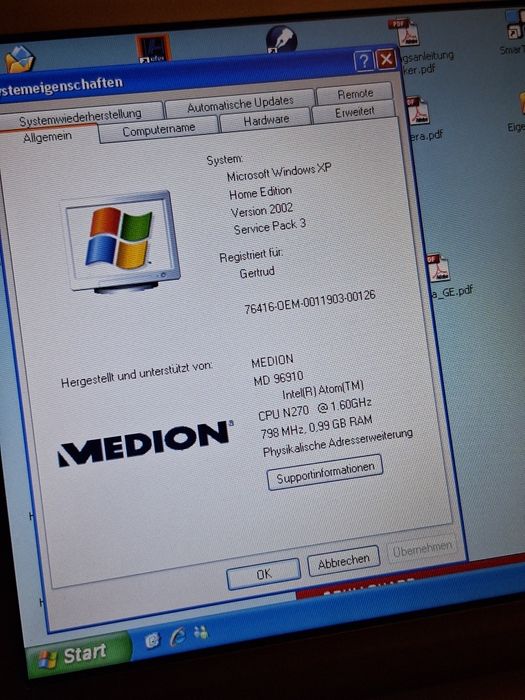 Vand Laptop medion