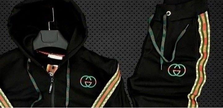 Trening Gucci sezonul rece, bumbac vatuit, logo brodat