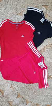 Tricou Adidas original, negru, roșu