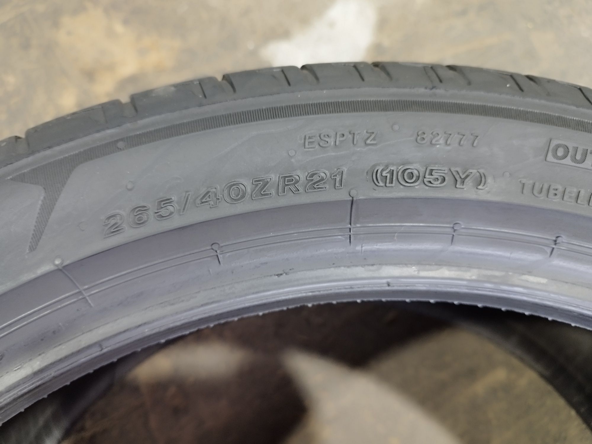 4 anvelope de vară Bridgestone Potenza Sport 265/40/21,dot 2022