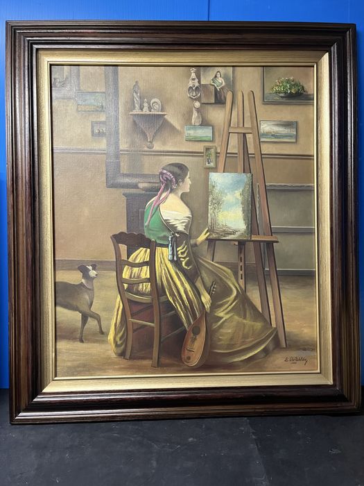 Красива картина на платно с маслени бои