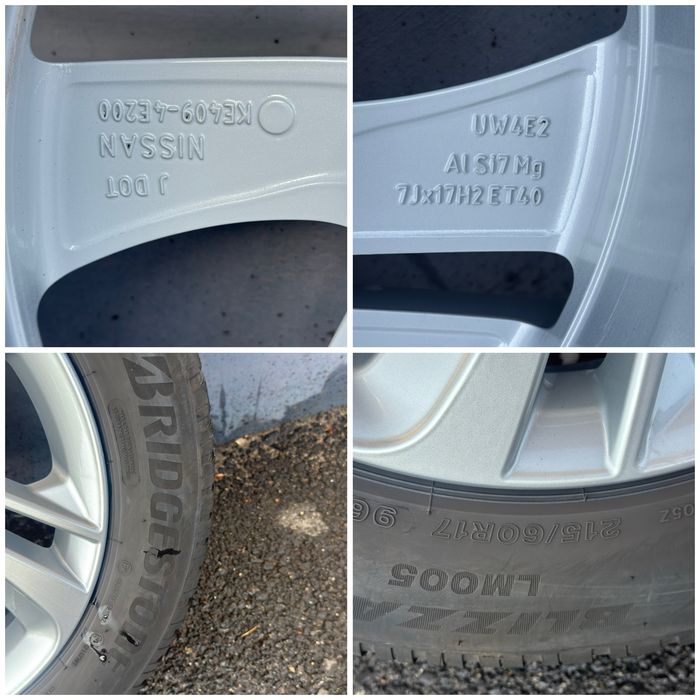 Jante aliaj 17 Nissan qashqai/Juke/X-trail/Dacia Duster/5x114,3