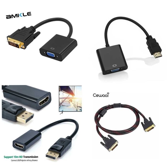 Переходники, кабели для ПК и не только. Алматы