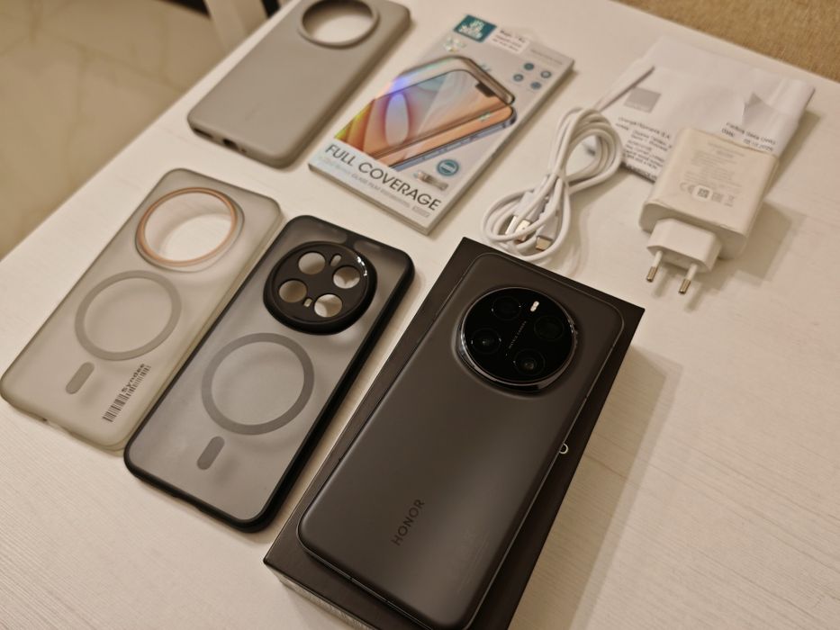 Honor Magic7 PRO, NOU, factura + garanție Orange, multiple accesorii