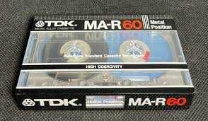 Casete TDK MA-R metal  Sigilate!