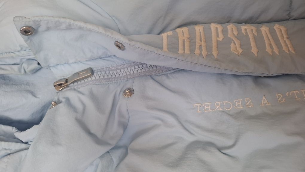 Trapstar decoded puffer 2.0 ice blue яке