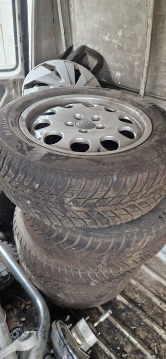 Jante aliaj R16 5X112 66.6 cu anvelope iarna 225 55