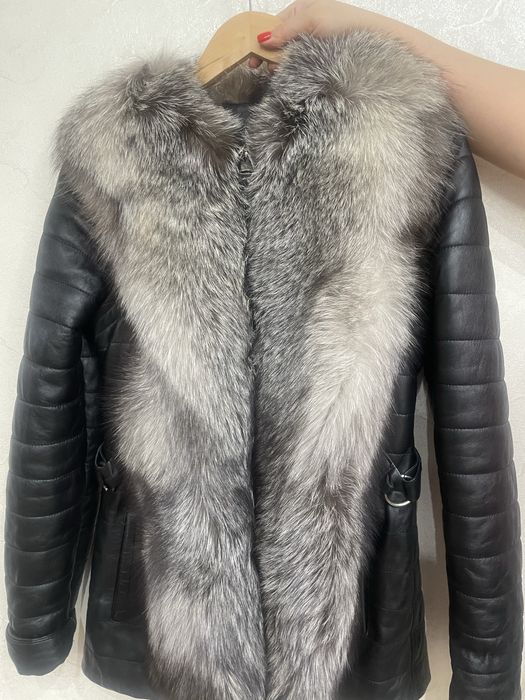 Куртка из натуральной кожи мех писец