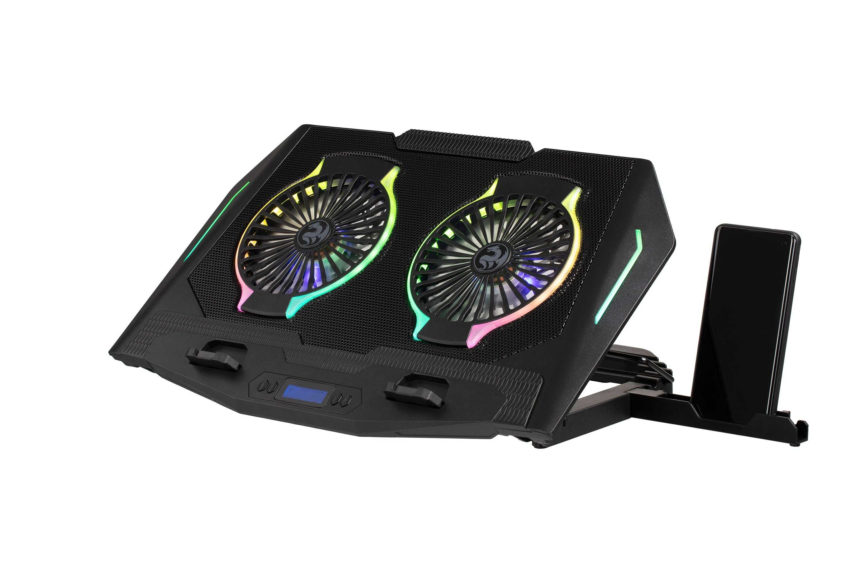 Охлаждающая подставка 2E Gaming Cooling Pad CPG-006 17.3` Black