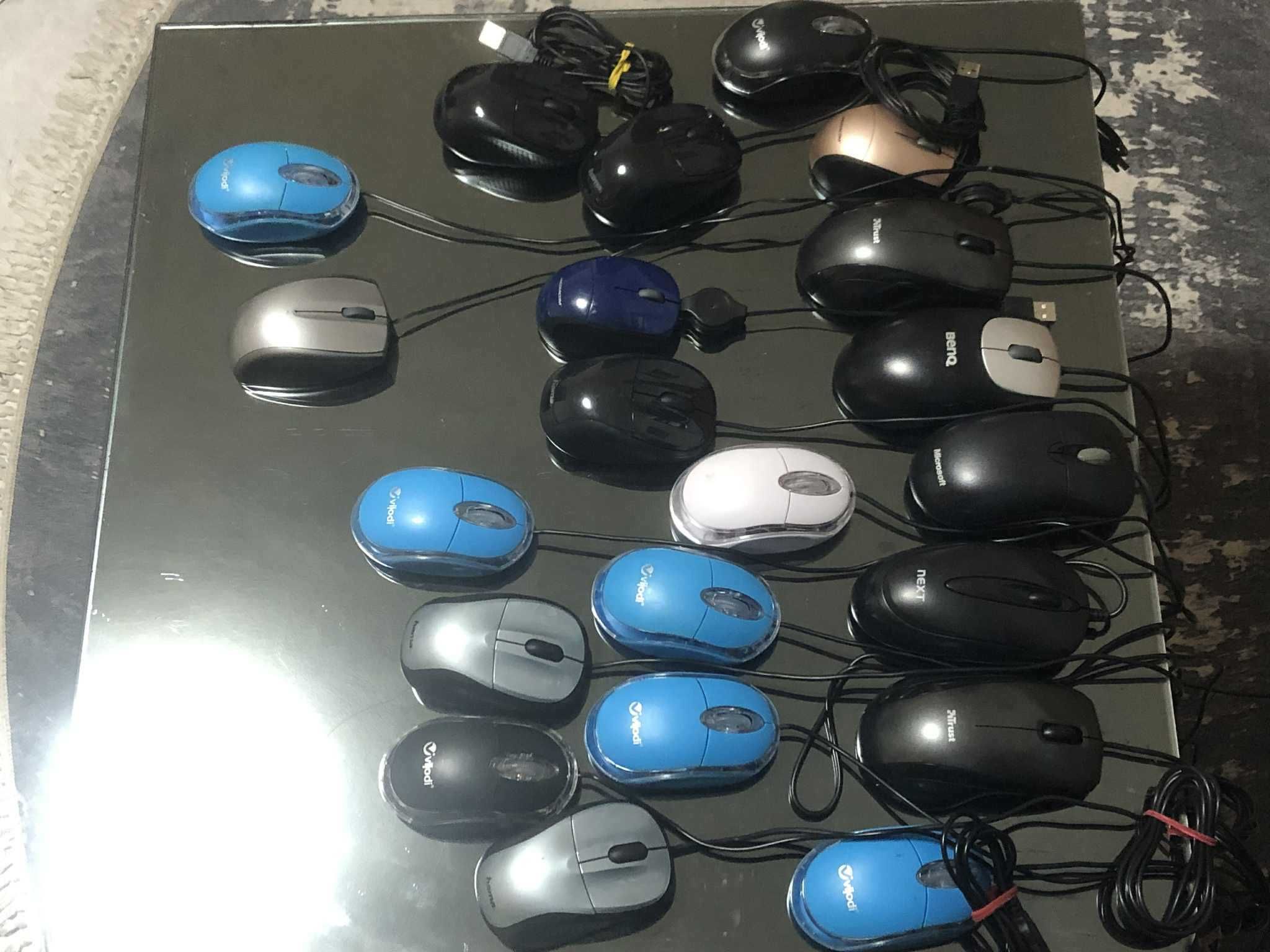 лот 21 мишки с usb кабел