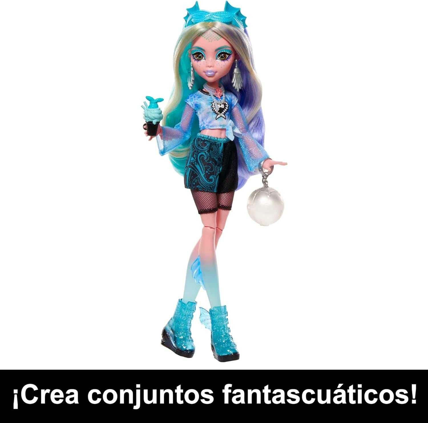 Кукла Monster High Lagoona Blue с гардероб с аксесоари Монстър Хай